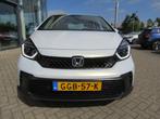 Honda Jazz 1.5 i-MMD 122pk Hybrid CVT Elegance, 4 cilinders, Leder en Stof, Wit, Bedrijf