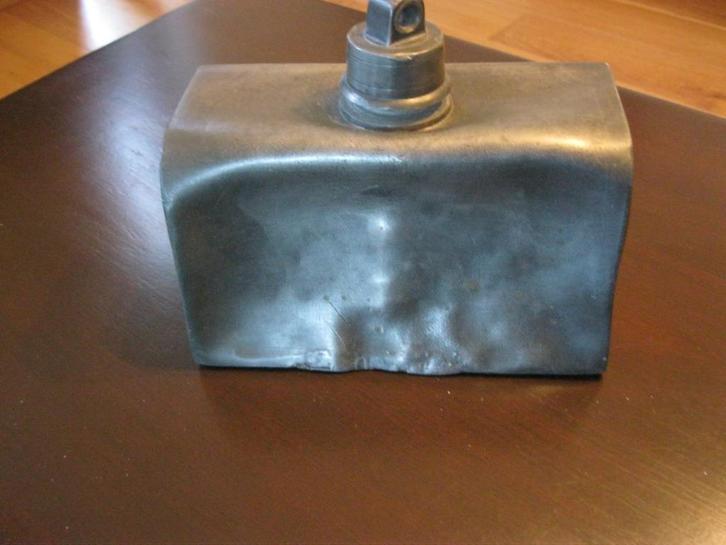 Tinnen waterstoof / Tinnen mandje, Antiek en Kunst, Antiek | Tin, Ophalen