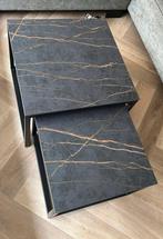 Salontafel set 50x50 / 60x60, 50 tot 100 cm, Vierkant, Ophalen of Verzenden, Zo goed als nieuw