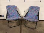 Set vintage A. Cerato kampeerstoelen, Caravans en Kamperen, Kampeermeubelen, Ophalen, Gebruikt, Campingstoel