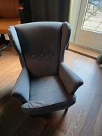 Kinder Ikea fauteuil Strandmon grijs in nette staat rookvrij, Huis en Inrichting, Fauteuils, Ophalen, Minder dan 50 cm, Minder dan 75 cm