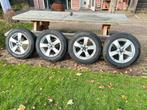 Seat/VW Continental Winterbanden met velg. 215x55r17. 5x112, Ophalen, Banden en Velgen, 17 inch, Winterbanden