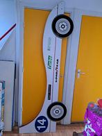 Race-autobed, Gebruikt, 90 cm, Eenpersoons, Wit