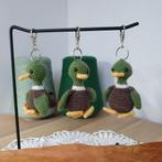 Handgemaakte gehaakte sleutelhanger Eendje, Ophalen of Verzenden, Nieuw, Knuffel of Figuurtje