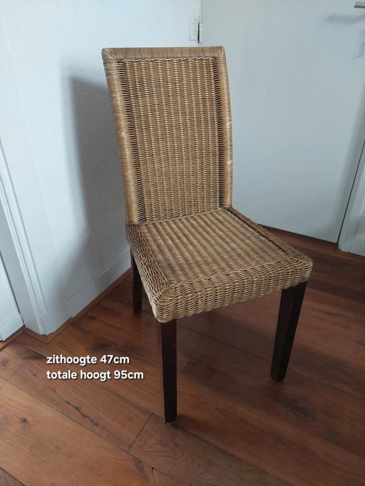 Eetkamer stoelen, Huis en Inrichting, Stoelen, Gebruikt, Bruin, Ophalen