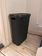 Slanke antraciet grijze Curver wasmand, Huis en Inrichting, Woonaccessoires | Prullenbakken, Ophalen, Kunststof, Gebruikt, 50 tot 75 cm