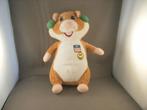 ah hamster met groene koptelefoon rest bruin wit velours, Ophalen of Verzenden, Nieuw, Overige typen