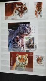 postzegel tijger, Postzegels en Munten, Ophalen of Verzenden, Dier of Natuur