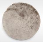 Nieuw fluffy rond vloerkleed faux fur taupe grey 80x80cm, 50 tot 100 cm, Rond, Nieuw, Fluffy furry super zacht rond tapijt faux fur