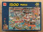 Puzzel Jan van Haasteren / de Haven / 1500 stukjes, Ophalen of Verzenden, 500 t/m 1500 stukjes, Gebruikt