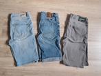 Jeans shorts, 3 stuks, 2 x Vingino en 1 x Blue Ridge, Ophalen, Zo goed als nieuw, Jongen, Broek