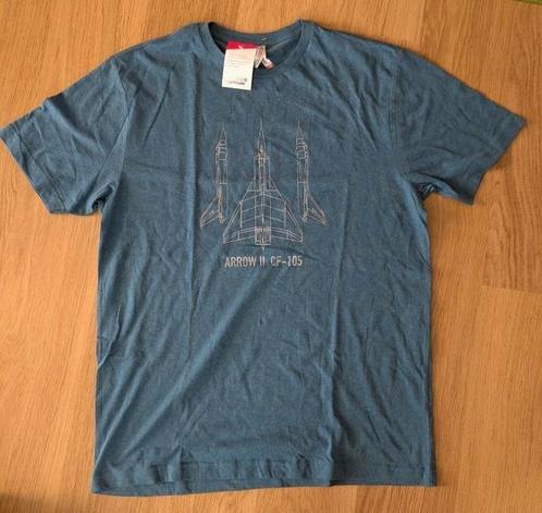 T-shirt Avro Arrow II CF-105, Kleding | Heren, T-shirts, Nieuw, Maat 56/58 (XL), Blauw, Ophalen of Verzenden