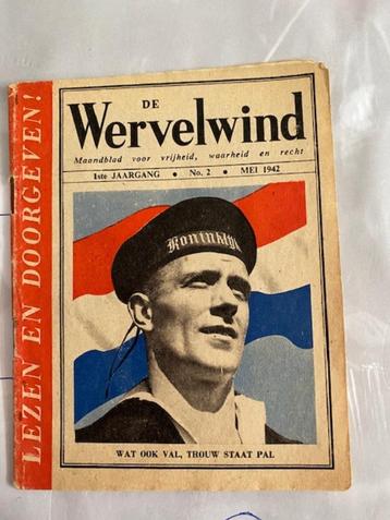  De Wervelwind boekje uit tweede wereldoorlog beschikbaar voor biedingen