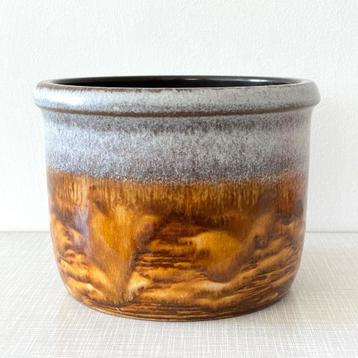 vintage West Germany BLOEMPOT oker beige Mid Century retro beschikbaar voor biedingen