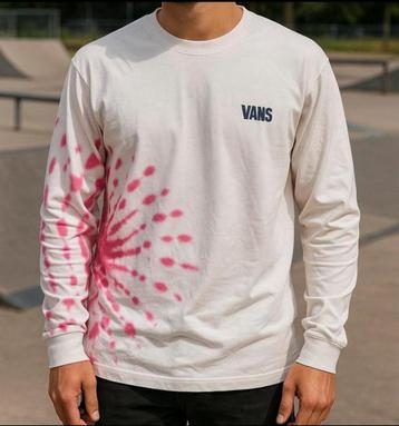 Vans Longsleeve Tie-Dye Trui – Uniek & Street-Ready (Maat L) beschikbaar voor biedingen