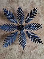 Zwarte palm plafondlamp bladeren 8 bladen, Ophalen, Botanisch