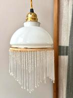 Vintage jaren 20/30 kralen lampje, Huis en Inrichting, Lampen | Hanglampen, Ophalen of Verzenden, Gebruikt, Minder dan 50 cm