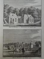 gravure Brugpoort te Grave binnen en buiten in 1732 Brabant, Antiek en Kunst, Verzenden