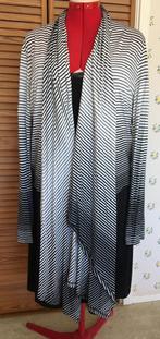 Jaeger zwart/wit jersey waterval vest maat XL (ca.46/48), Kleding | Dames, Ophalen of Verzenden, Zo goed als nieuw, Maat 46/48 (XL) of groter