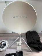 Travel vision R6 duo vol autmatiche schotel in tas en kabels, Ophalen, Zo goed als nieuw, (Schotel)antenne, Overige merken