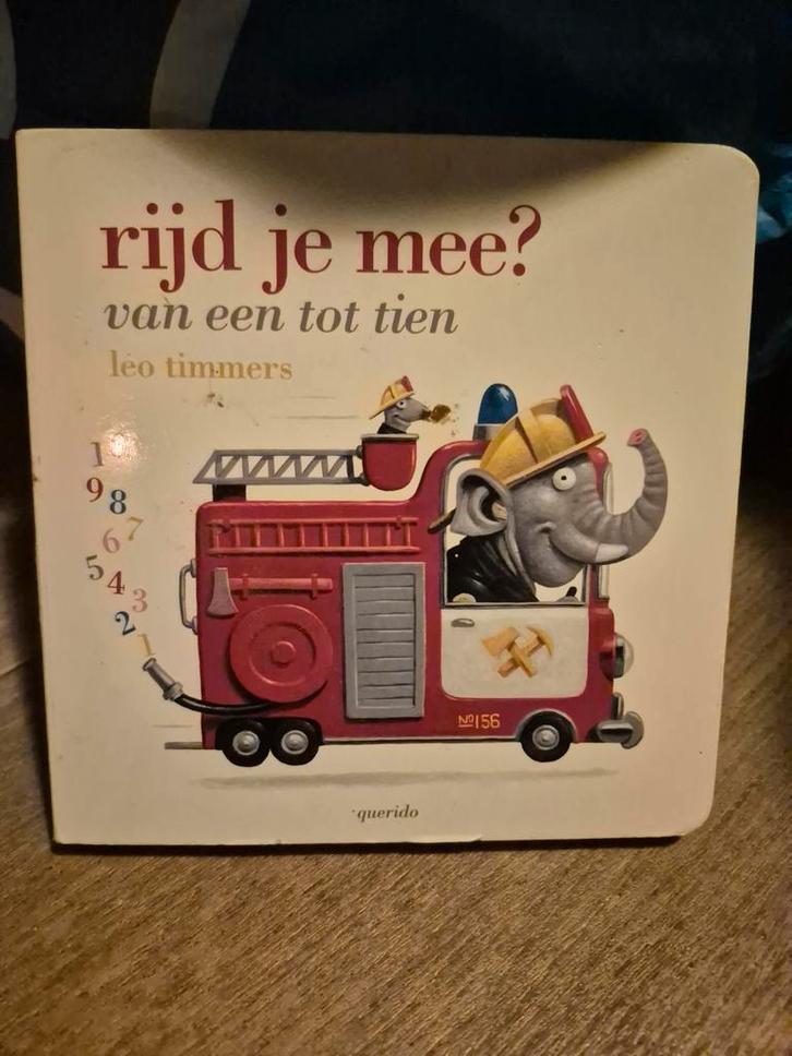 Rijd je mee? - Leo Timmers kinderboek, Verzamelen, Efteling, Zo goed als nieuw, Beeldje of Poppetje, Ophalen of Verzenden