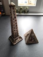 Egyptische Souvenirs - Obelisk & Pyramide, Ophalen of Verzenden, Zo goed als nieuw, Overige typen