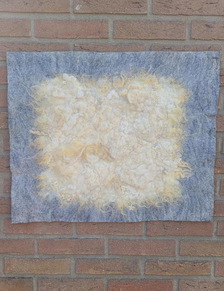 Handgemaakte wandkleed. 100% Wol. Gevilt., Huis en Inrichting, Woonaccessoires | Wanddecoraties, Nieuw, Ophalen of Verzenden