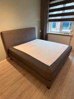 IKEA boxspring 180 x 200 inclusief hoofdbord - Antraciet, Ophalen, Gebruikt, Tweepersoons, 180 cm
