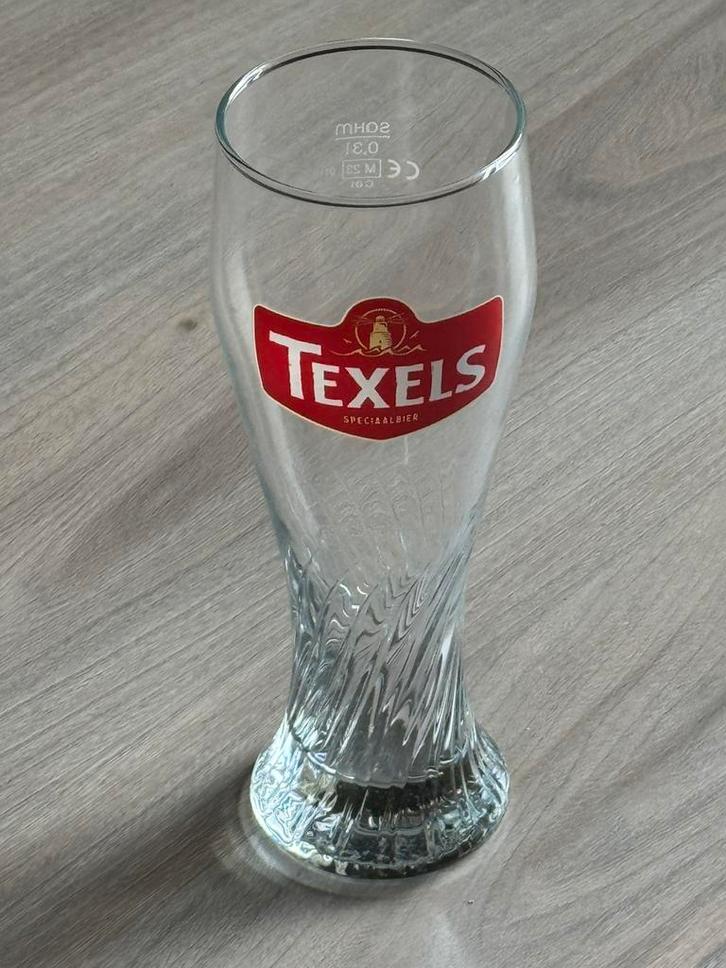 Texels speciaalbier glazen 0,3L, Verzamelen, Glas en Borrelglaasjes, Zo goed als nieuw, Bierglas, Ophalen of Verzenden