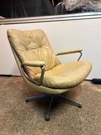 Strassle Gentilina fauteuil Andre Vandenbeuck vintage beige, Ophalen of Verzenden, Nvt, Nvt, Leer