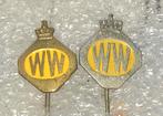 2 WW Wegenwacht Speldjes, Verzamelen, Speldjes, Pins en Buttons, Ophalen of Verzenden, Gebruikt, Merk, Speldje of Pin