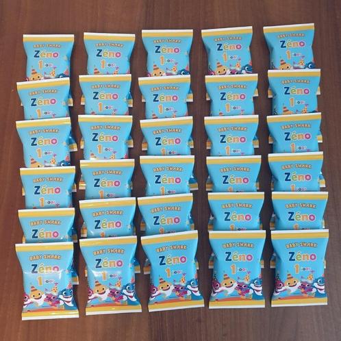 Traktatie rozijntjes met thema BABY SHARK, Hobby en Vrije tijd, Feestartikelen, Nieuw, Feestartikel, Verjaardag, Ophalen of Verzenden