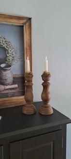 Stoere en sobere kandelaars., Ophalen of Verzenden, Nieuw, Metaal, 25 tot 50 cm
