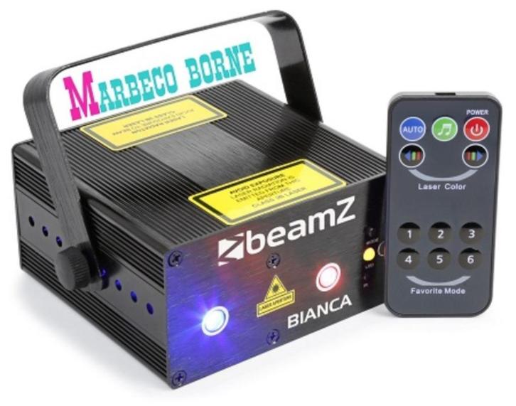 Laser effect Bianca Double Laser 300mW RB Gobo DMX IRC, Muziek en Instrumenten, Licht en Laser, Nieuw, Laser, Geluidgestuurd, Kleur