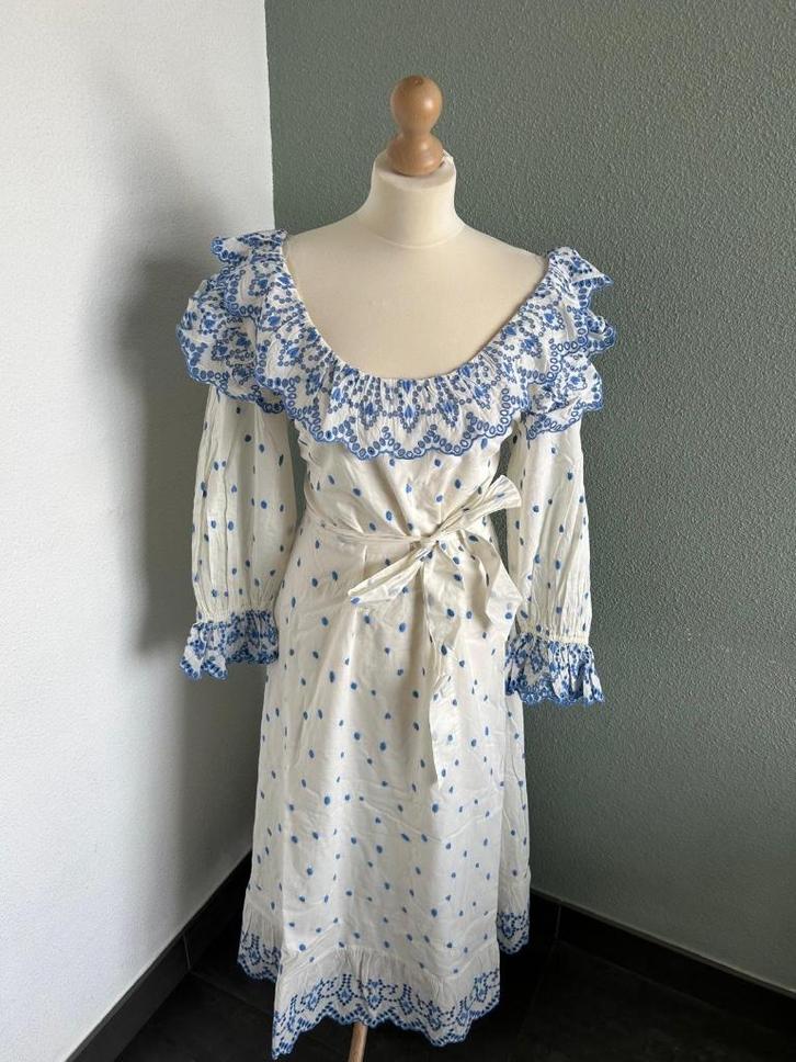 Fabienne Chapot maat 42 NIEUWE Josie dress 85, Kleding | Dames, Jurken, Nieuw, Maat 42/44 (L), Blauw, Onder de knie, Ophalen of Verzenden