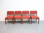 Vintage eetkamerstoelen | Pastoe | Model SA 07 | Rood, Ophalen, Hout, Gebruikt, Pastoe