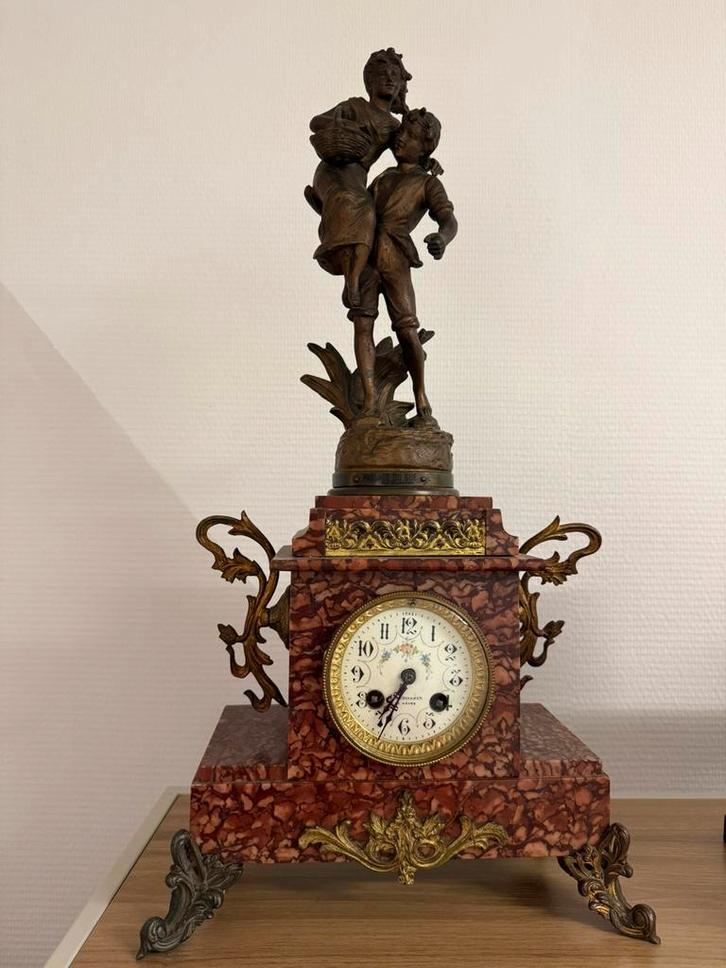 Franse schoorsteen klok, Antiek en Kunst, Antiek | Klokken, Ophalen