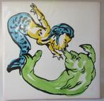 T03-S.M.: nº1974 -SARA MAIA- OCEANOS- Viúva Lamego ceramica, Verzenden