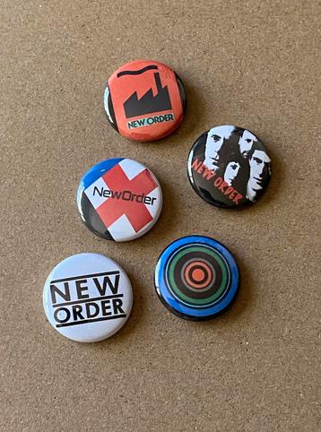 NEW ORDER buttons speldjes pins Blue Monday beschikbaar voor biedingen
