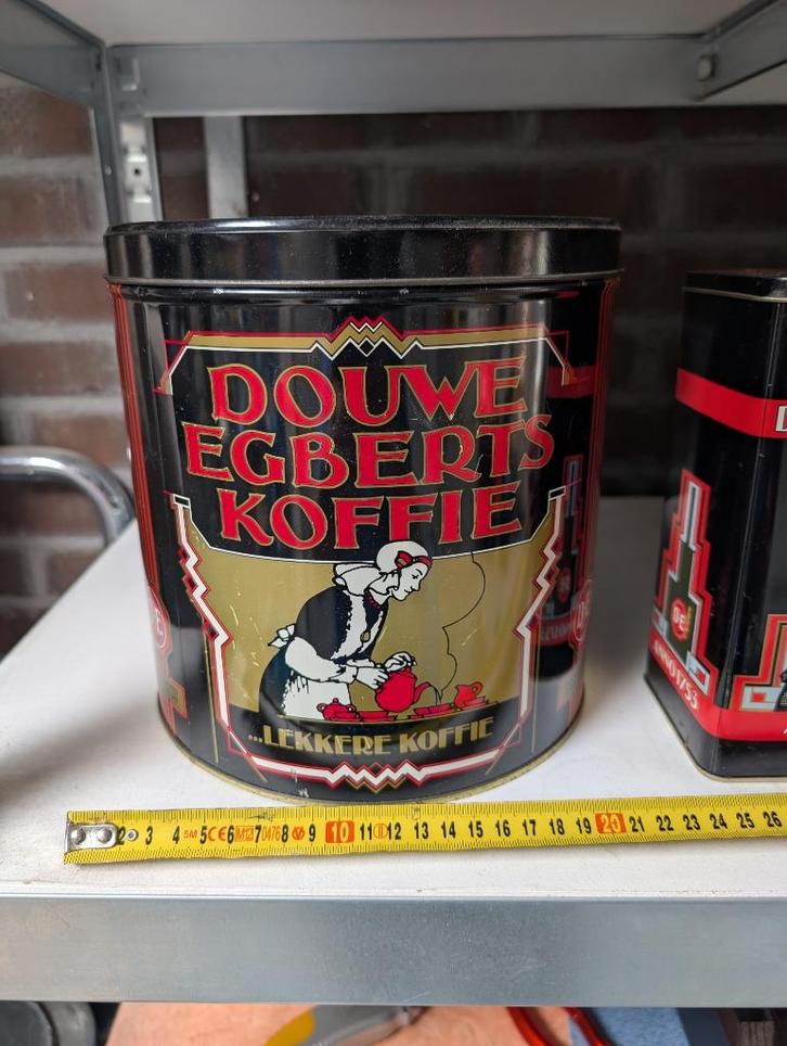 Voorraadblikken Douwe Egberts, Verzamelen, Blikken, Gebruikt, Overige, Douwe Egberts, Ophalen