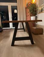 Boomstam eettafel organisch, Huis en Inrichting, Tafels | Eettafels, Ophalen, 200 cm of meer, 50 tot 100 cm, Zo goed als nieuw