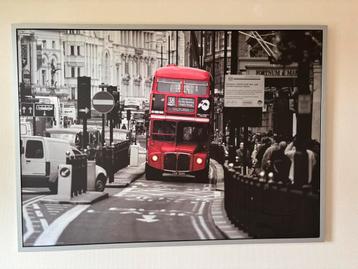 Schilderij Londen tafereel 140 x 100 cm beschikbaar voor biedingen
