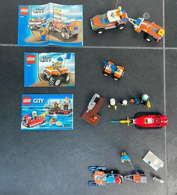 4 sets LEGO City (7736-7737-60106-60191) beschikbaar voor biedingen
