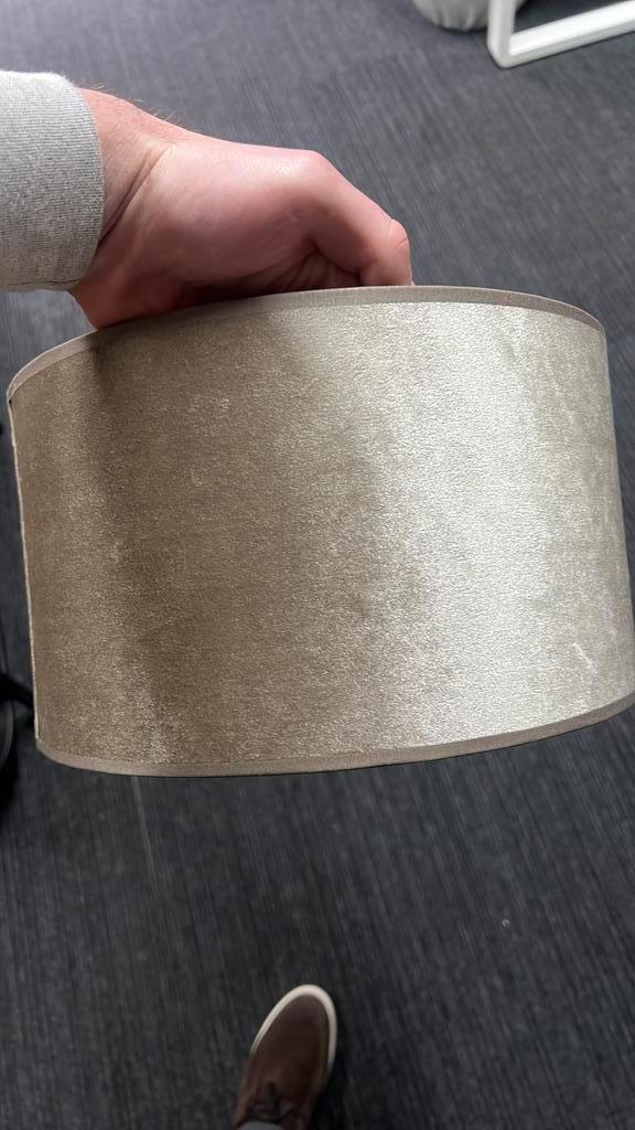 Lampenkap nieuw! (Divers aanbod), Huis en Inrichting, Lampen | Lampenkappen, Nieuw, 25 tot 50 cm, Rond, Beige, Ophalen