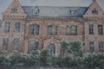 Aquarel Oude gevangenis Middelburg Fiona Hanley '82., Antiek en Kunst, Ophalen of Verzenden
