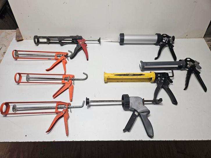 Kitspuiten ook op lucht en worsten, Doe-het-zelf en Verbouw, Gereedschap | Handgereedschap, Gebruikt, Ophalen of Verzenden