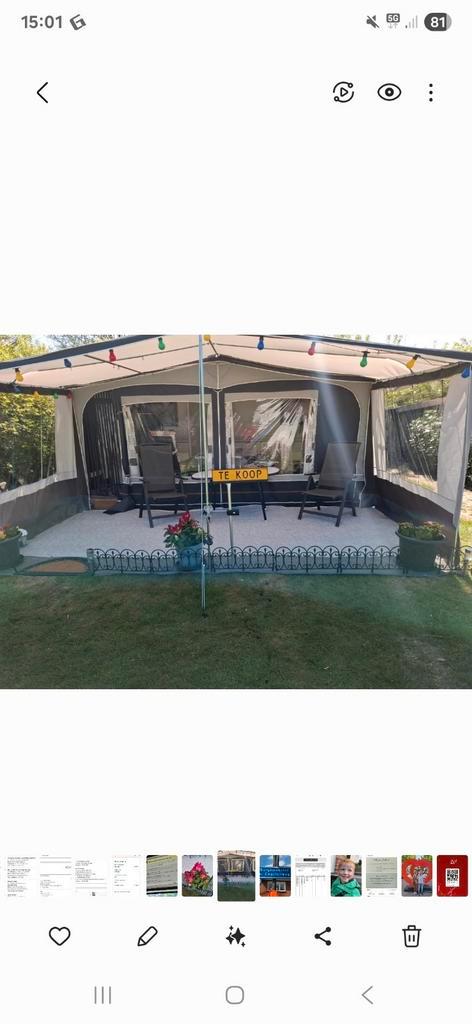 Hobby exelent, Caravans en Kamperen, Tenten, Zo goed als nieuw, Ophalen