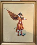 De Vaandeldrager aquarel 19 e eeuw, Antiek en Kunst, Ophalen of Verzenden