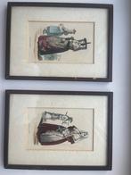 Prenten van oude klederdracht, Antiek en Kunst, Ophalen of Verzenden