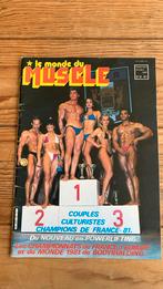 Frans bodybuilding fitness tijdschrift 1981 monde du muscle, Ophalen of Verzenden